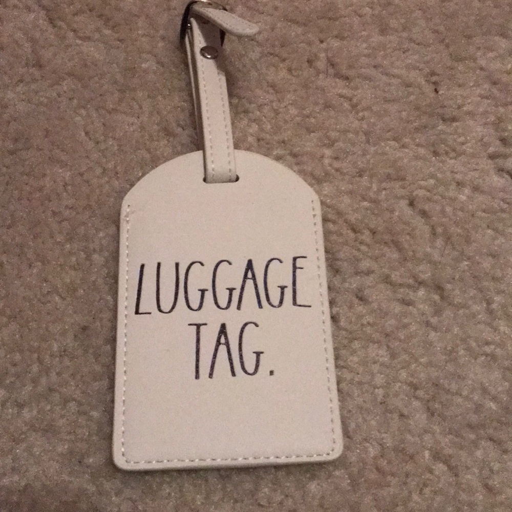 Rae Dunn luggage tag